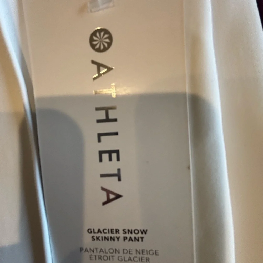 Athleta White Glacier Snow Skinny Pants - Picture 4 of 10